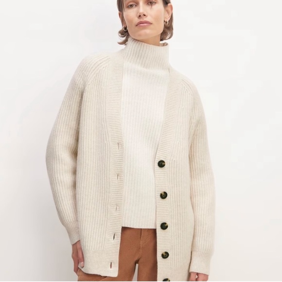 The Felted Merino Cocoon Cardigan - Picture 2 of 7